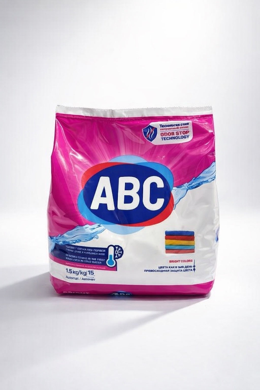 אבקת כביסה 1.5 ק"ג צבעונית ABC