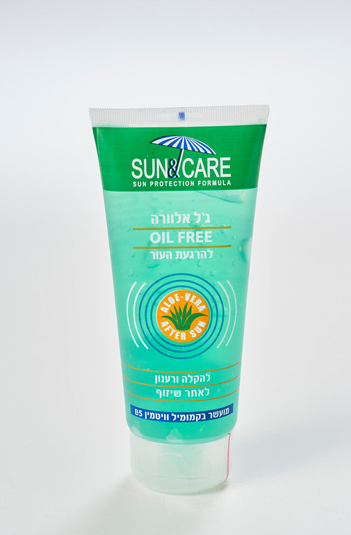 ג'ל אלוורה לאחר שיזוף