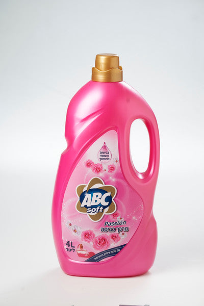 מרכך כביסה 4 ל' ורוד ABC