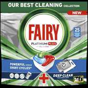 טבליות למדיח 25 יחידות פיירי פלטינום