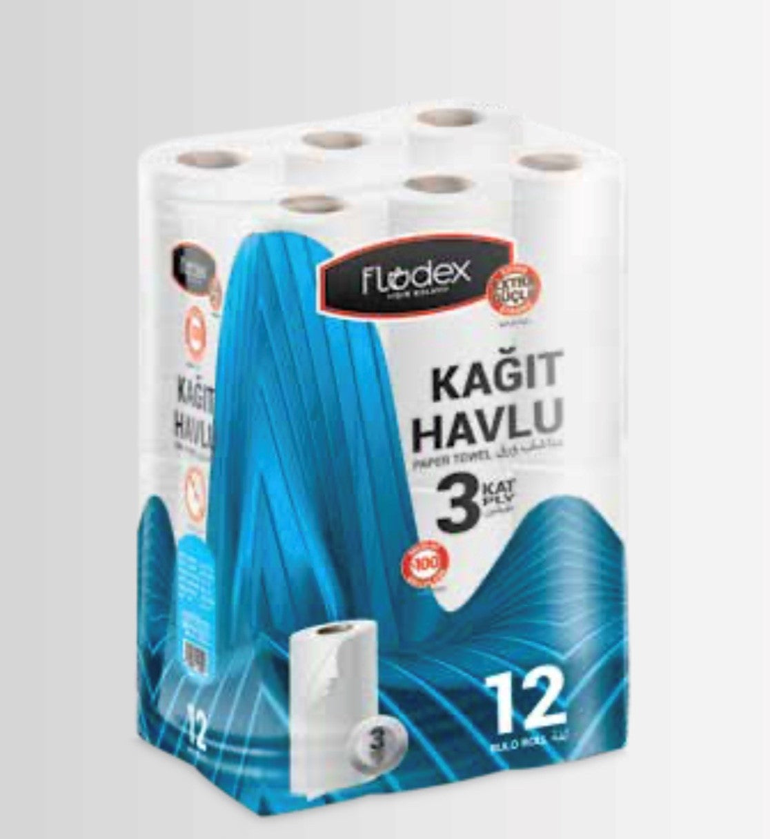 מגבות נייר פלודקס 3 שכבות