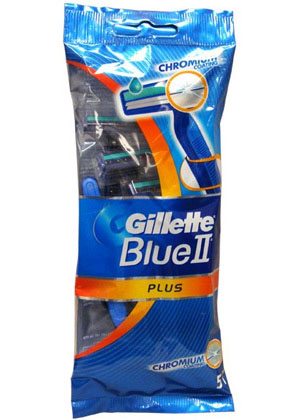 ג'ילט חד פעמי פס ירוק פלו