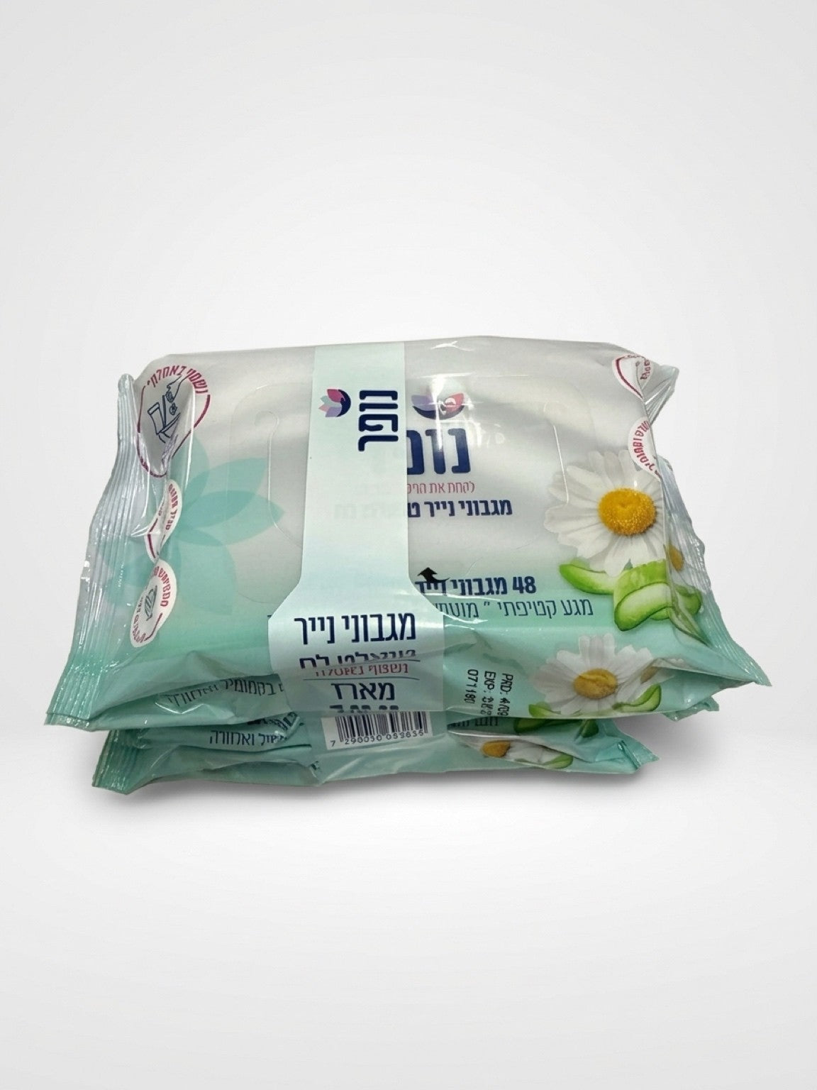 מגבוני נייר טואלט לח שלישייה