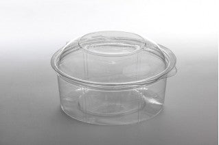 קערה עגולה+מכסה 65