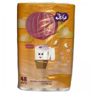 נייר טואלט טאצ כ.פורח 48