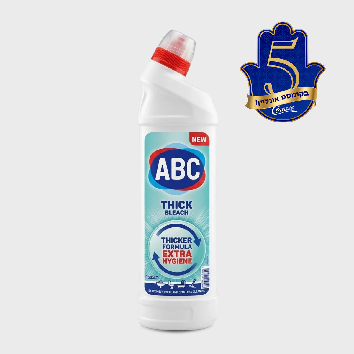 ג'ל מנקה ומחטא אסלות בליץ לבן 750 מ"ל ABC