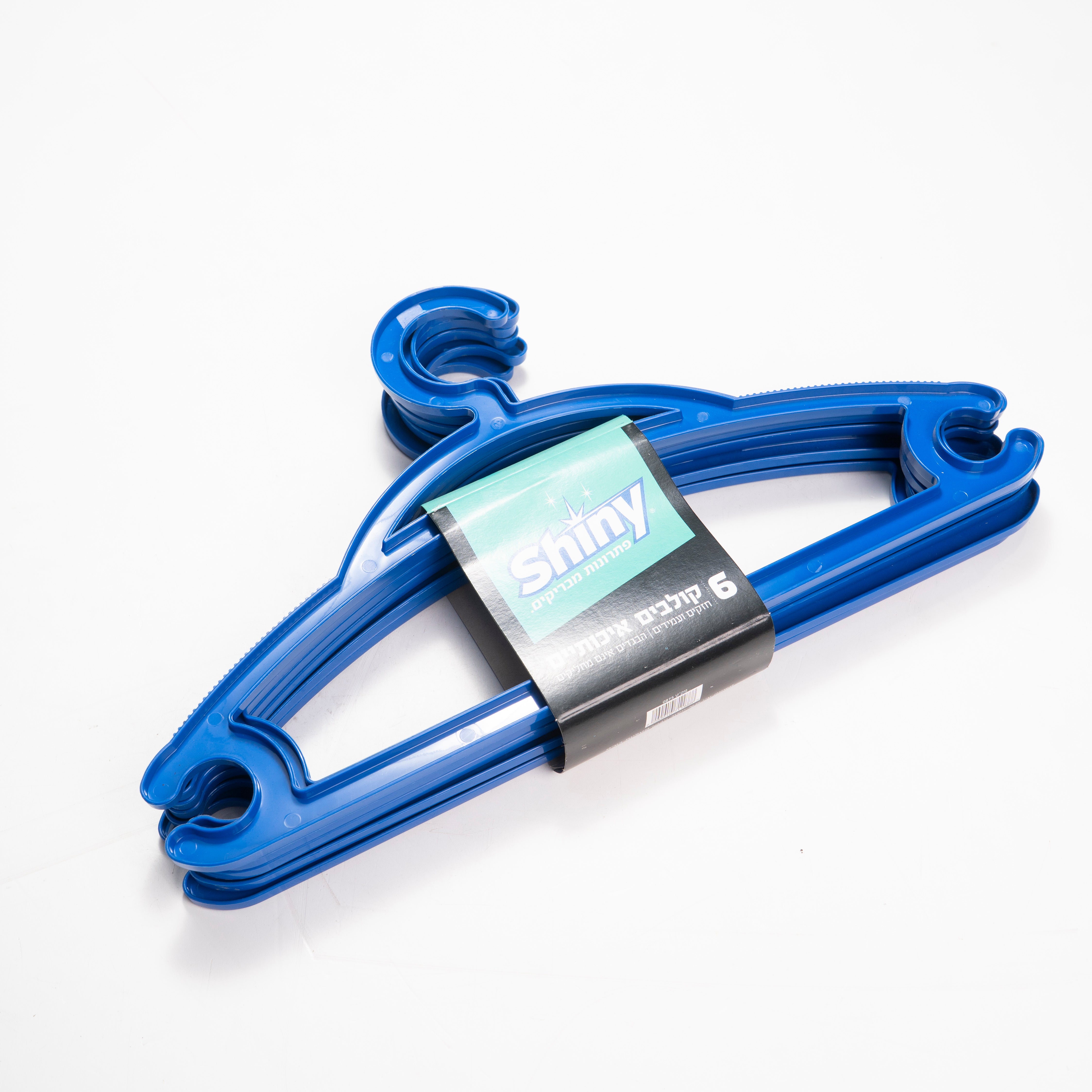 קולבים איכותיים 6 יח' שייני