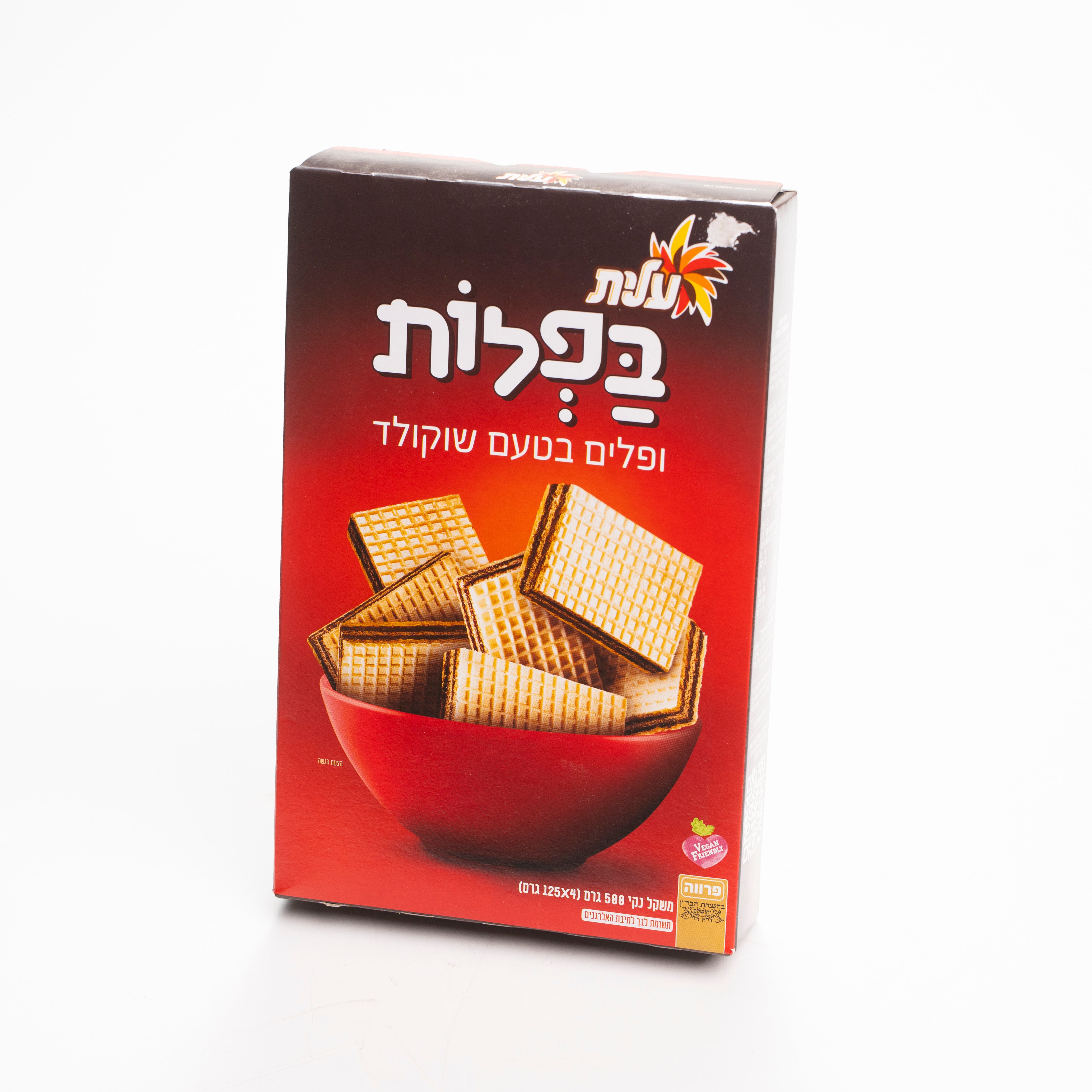 בפלות עלית בטעם שוקולד 500 גרם