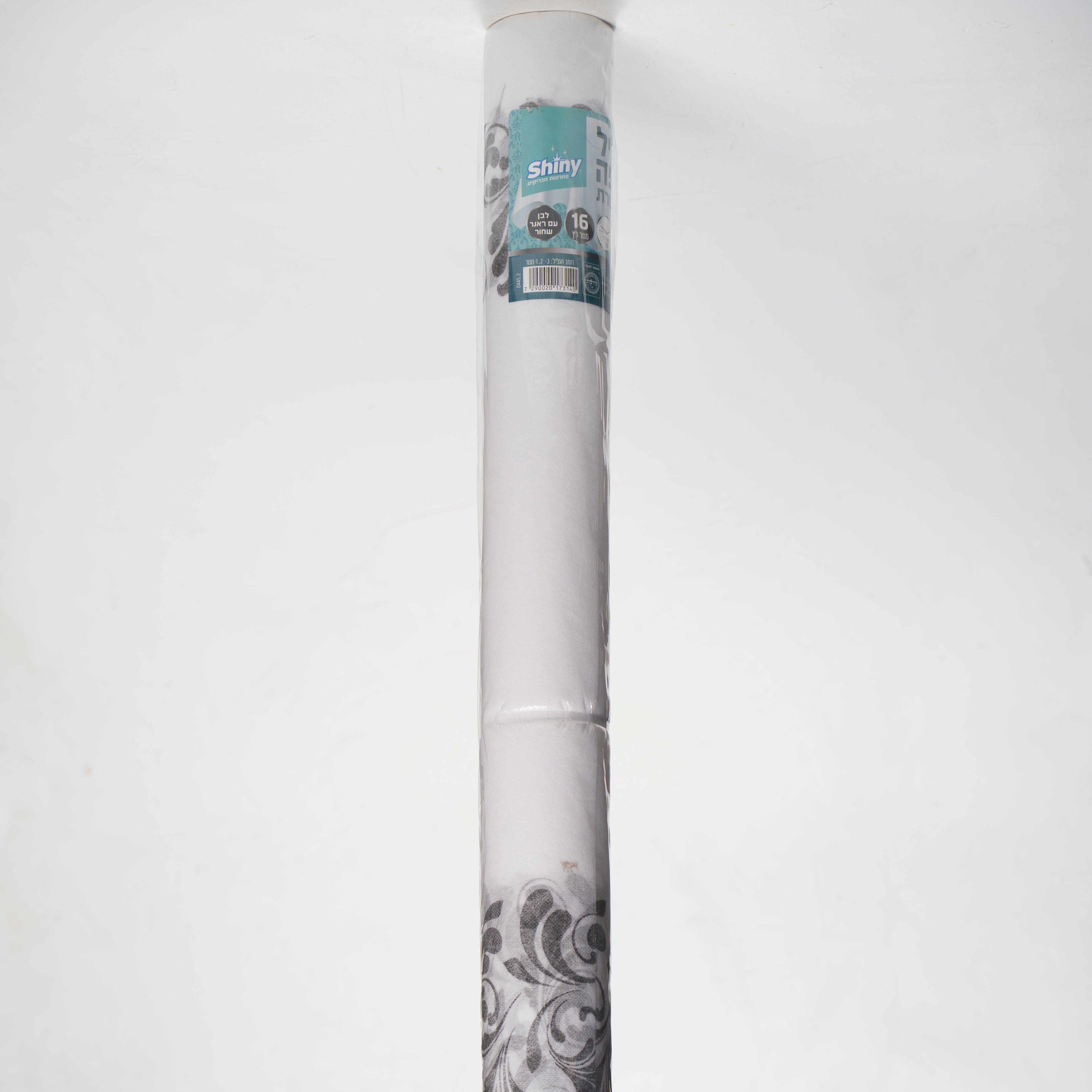 גלילי מפה מעוטרת ראנר כסף 16 מטר שייני