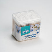 צימרוני אוזניים עץ 300 יח' בקופסא שייני