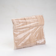 מזלגות עץ 100 יח'- מתכלה