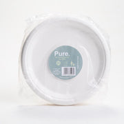 צלחת עגולה גדולה 25 יח'- מתכלה