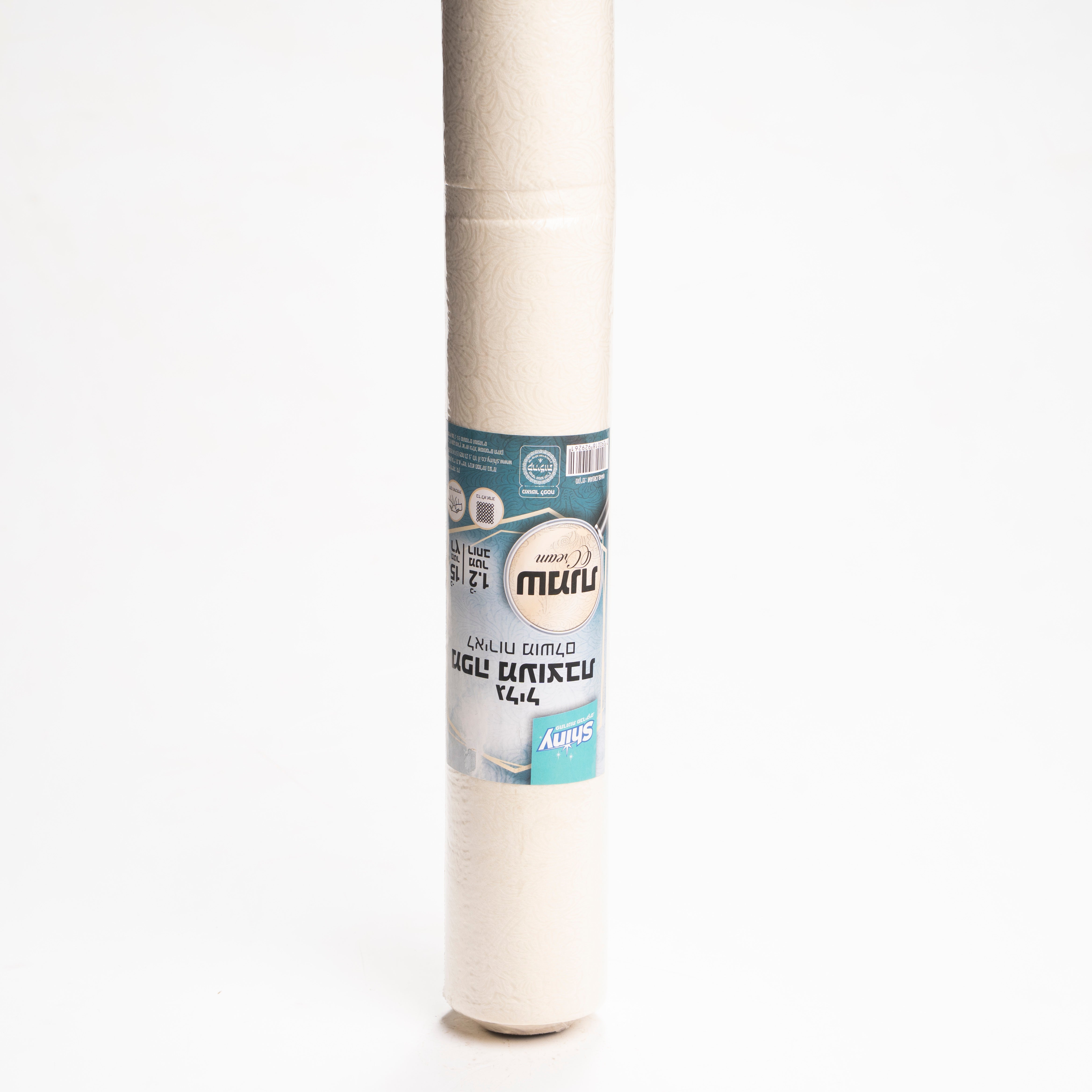 גליל מפה מהודרת  צבע שמנת 15 מטר רוחב 1.20 - שייני