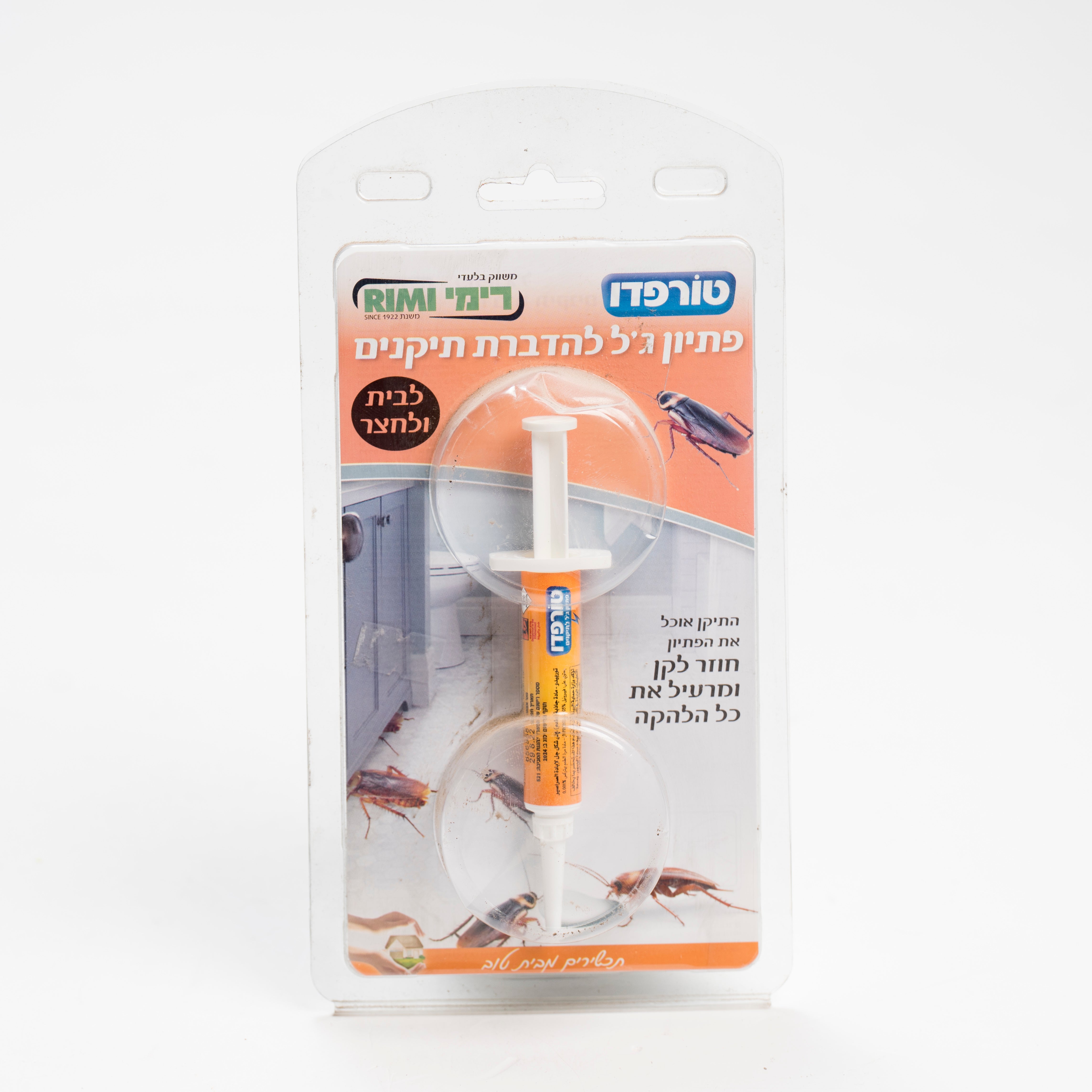 מזרק טורפדו פתיון ג'ל לתיקנים 5 גרם