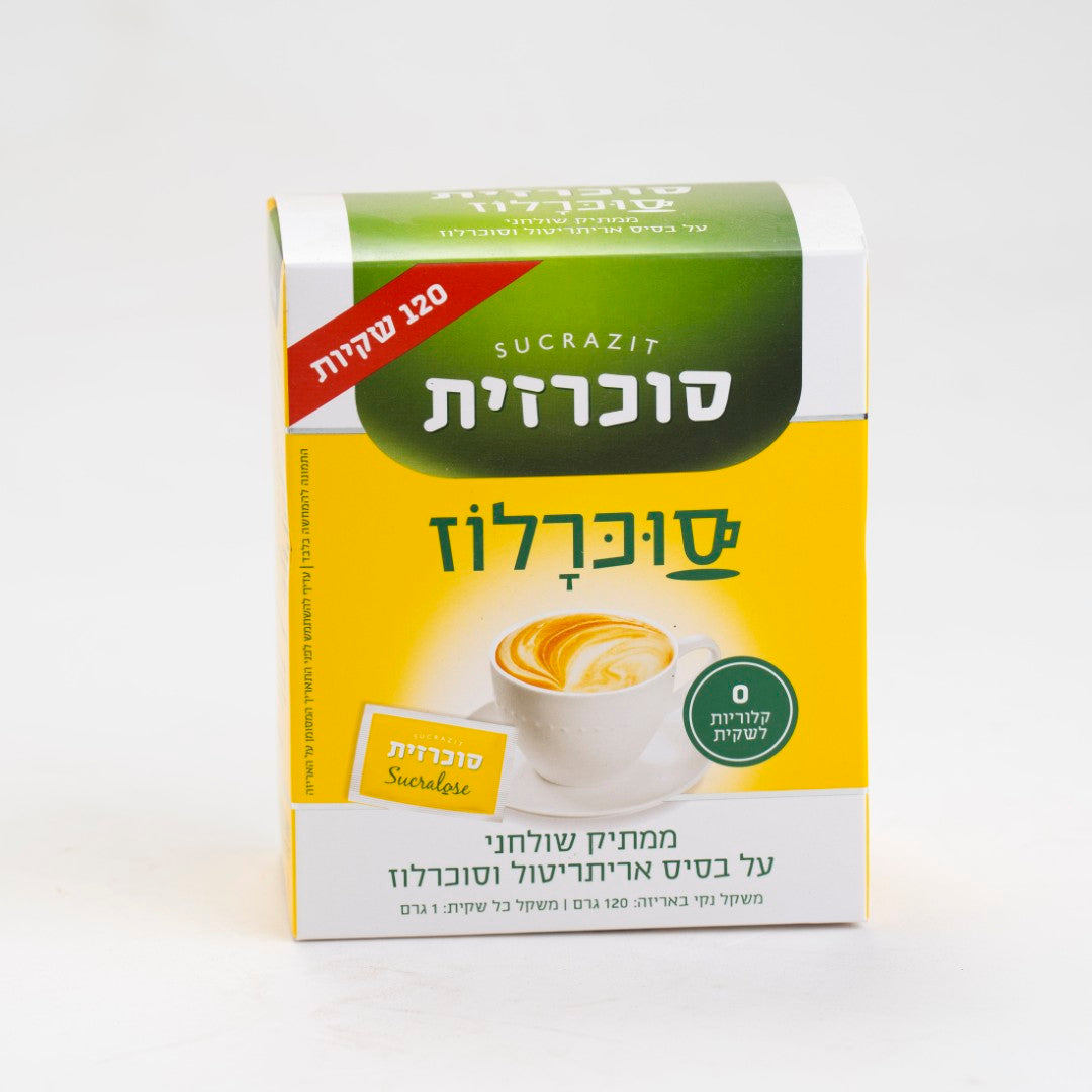 סוכרלוז 120 שקיות
