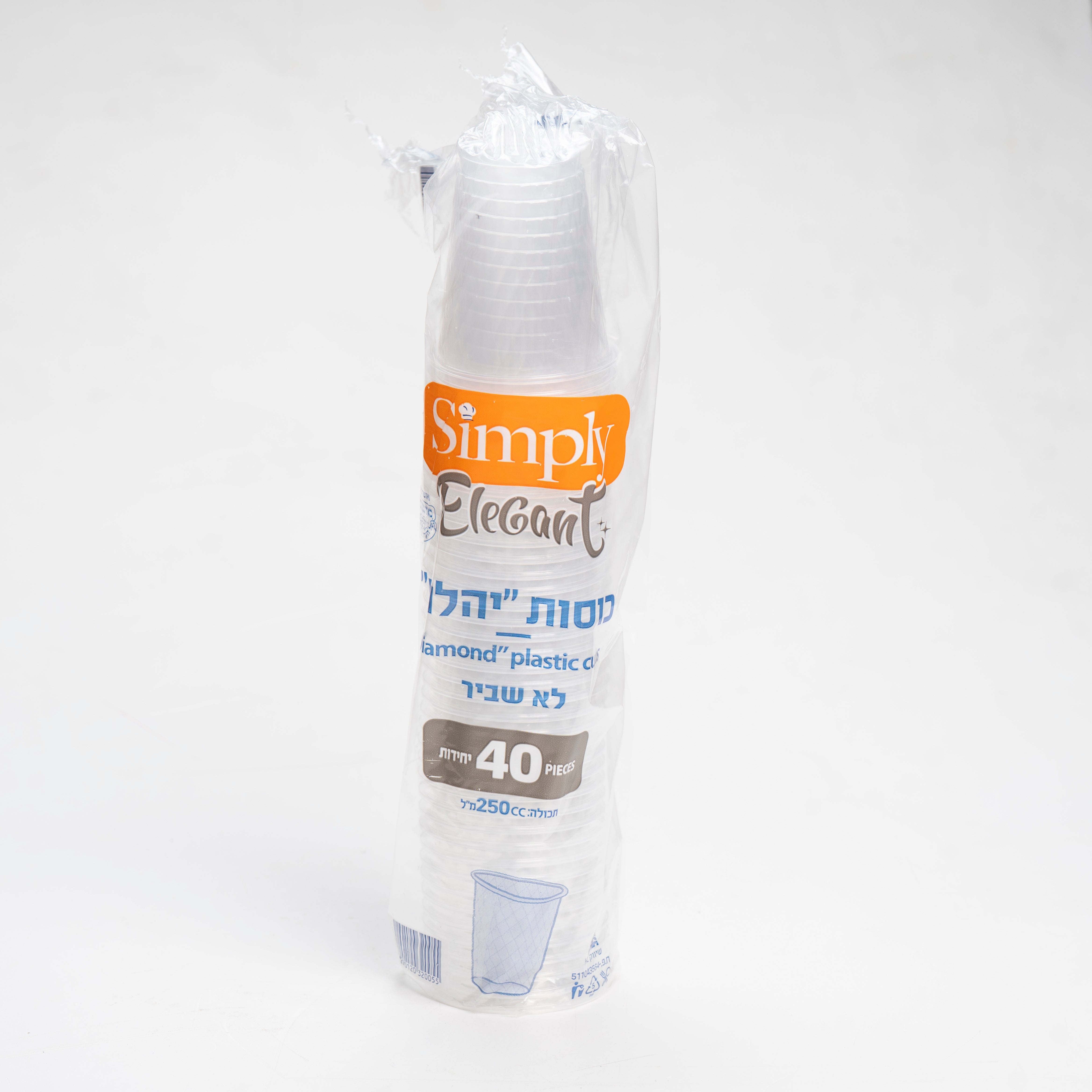 כוס יהלום 40 יח'- סימפלי