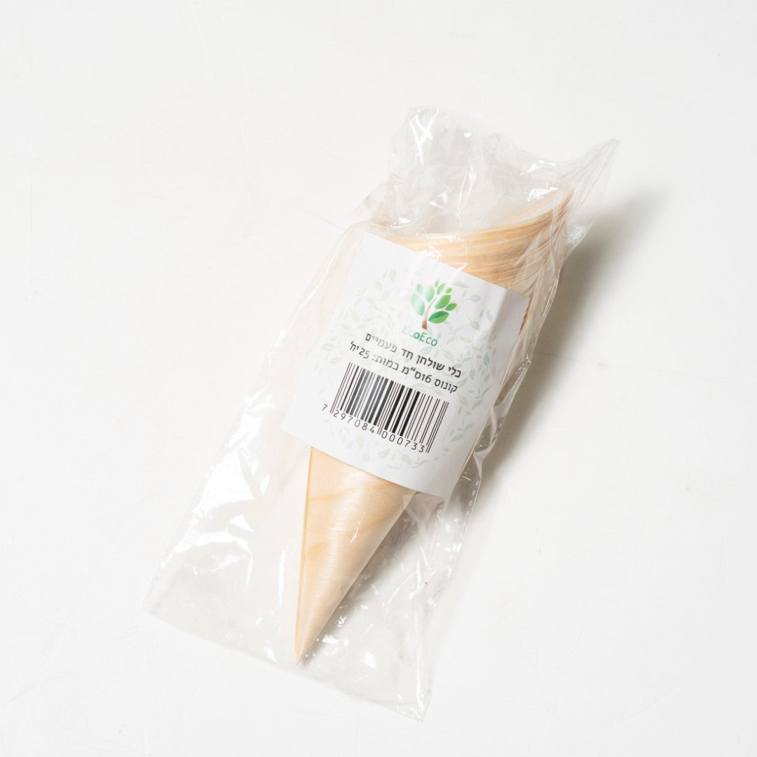 קונוס 16 ס"מ 25 יח'- מתכלה