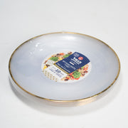 צלחות מהודרות ספיר משובחות ואיכותית גדולות 9" 10 יח' - הנמל