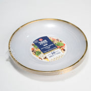 צלחות מהודרות ספיר  משובחות ואיכותיות קטנות 7'' 10 יח' - הנמל