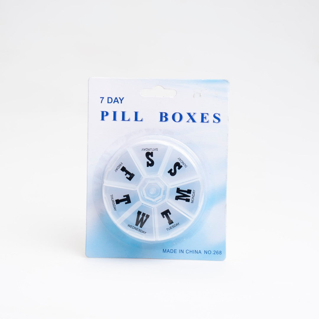 קופסא עגולה לתרופות