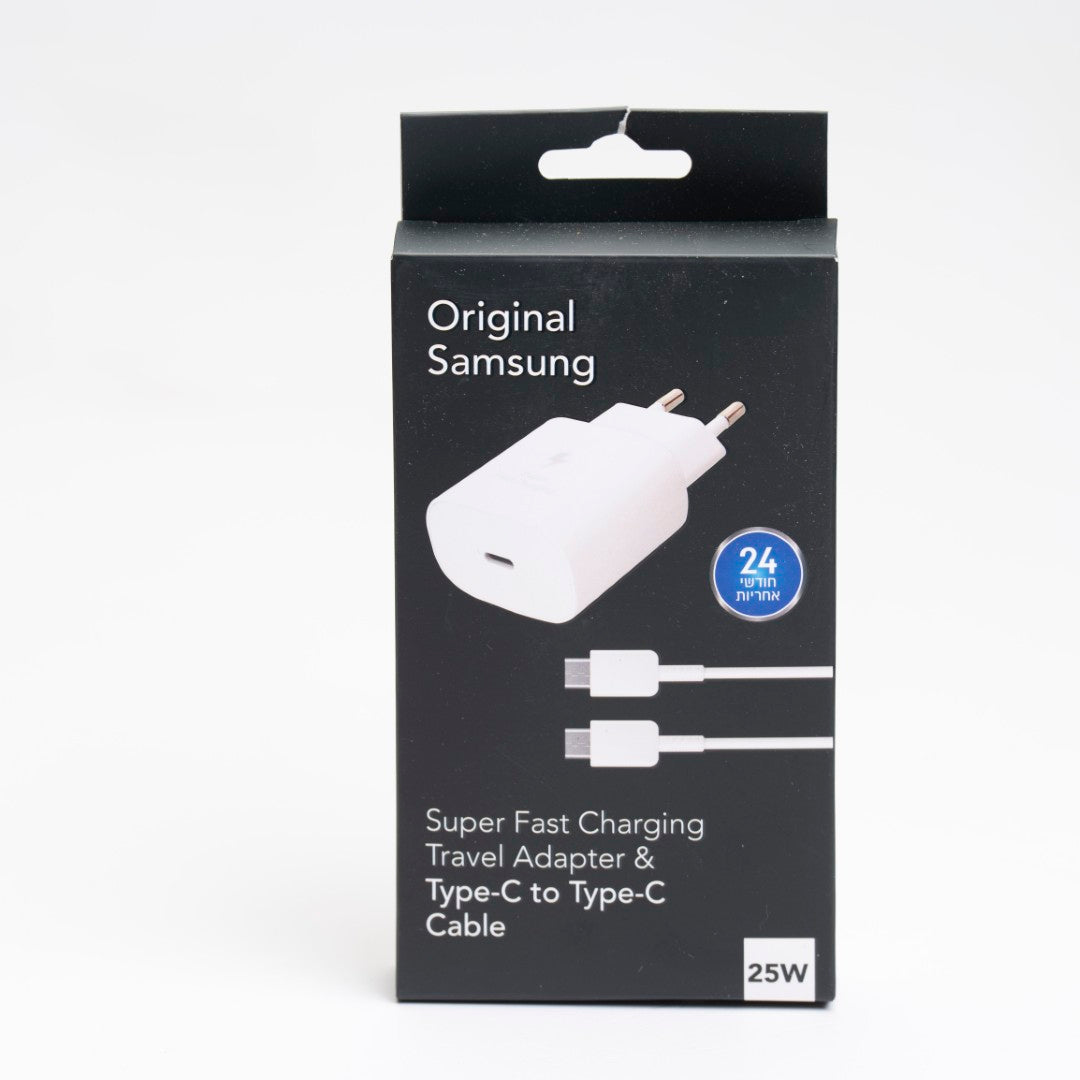 מטען טייפ סי לטייפ סי 25W