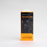 אוזניות סטריאו קונקטור 3.5 מ"מ