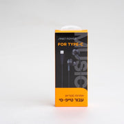 אוזניות סטריאו לטייפ סי