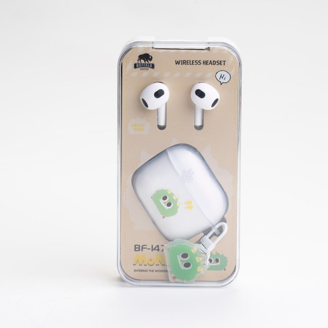 אוזניות שקופות מלבהן TWS