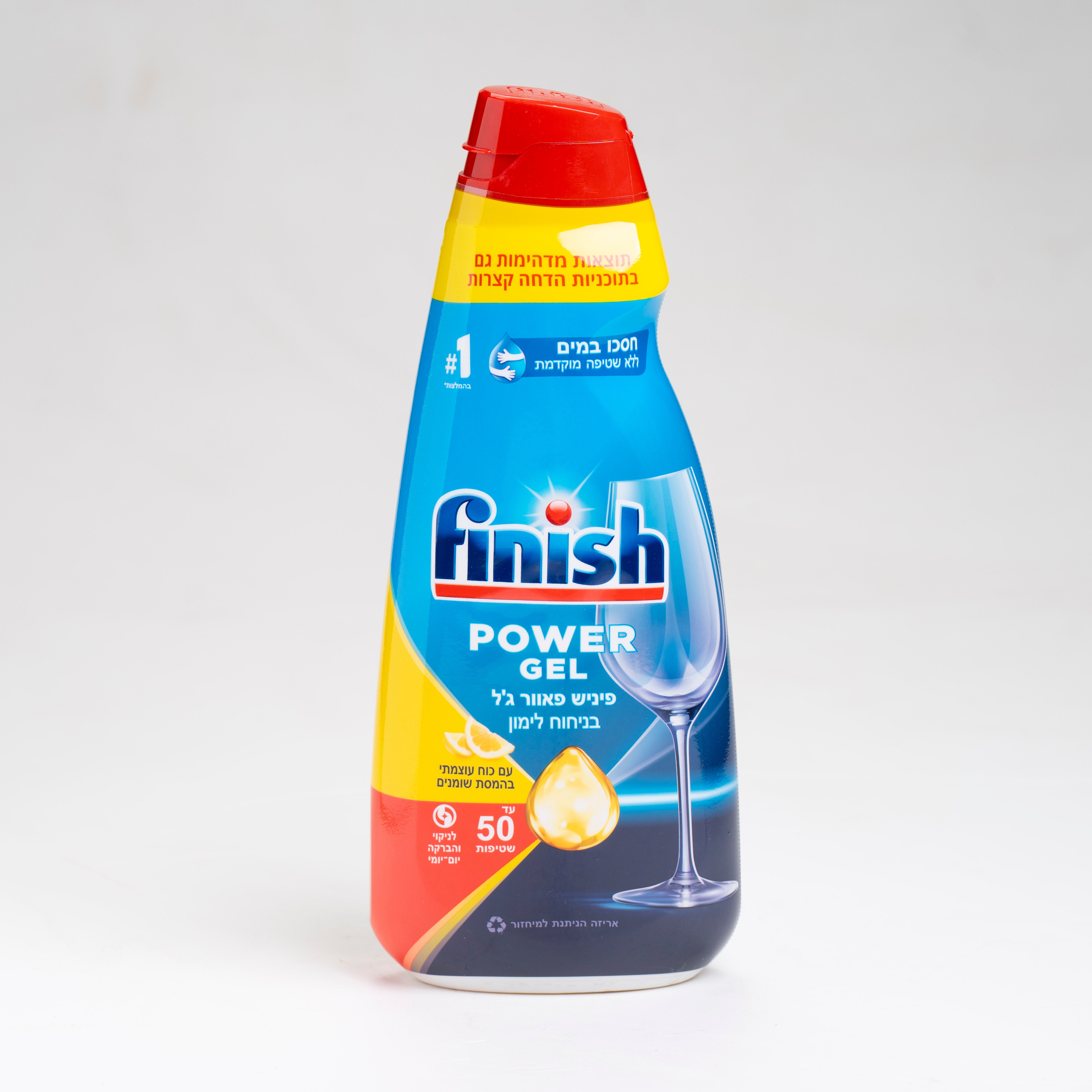 ג'ל למדיח לימון 1 ליטר פיניש