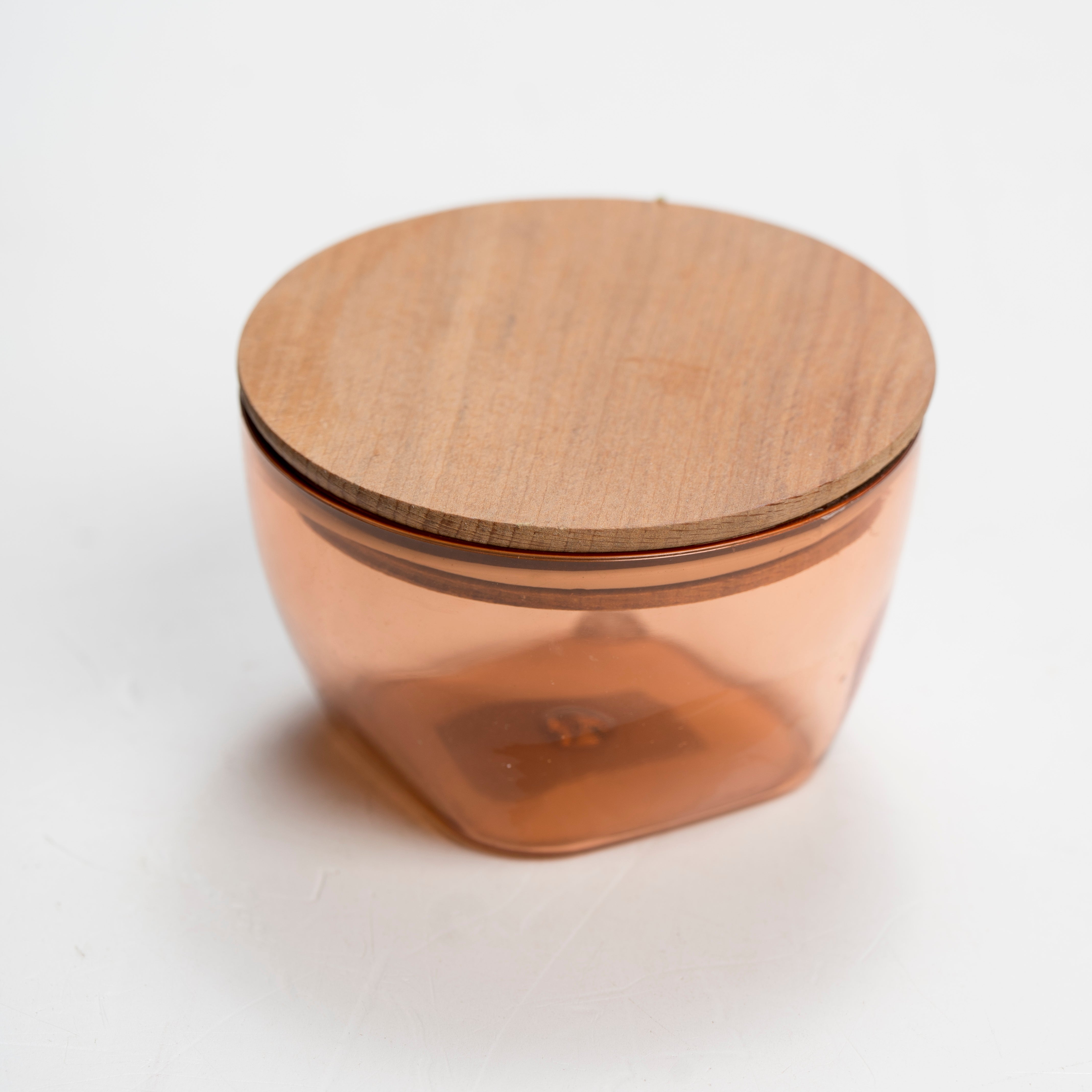 קופסאת וואקום עץ עגול