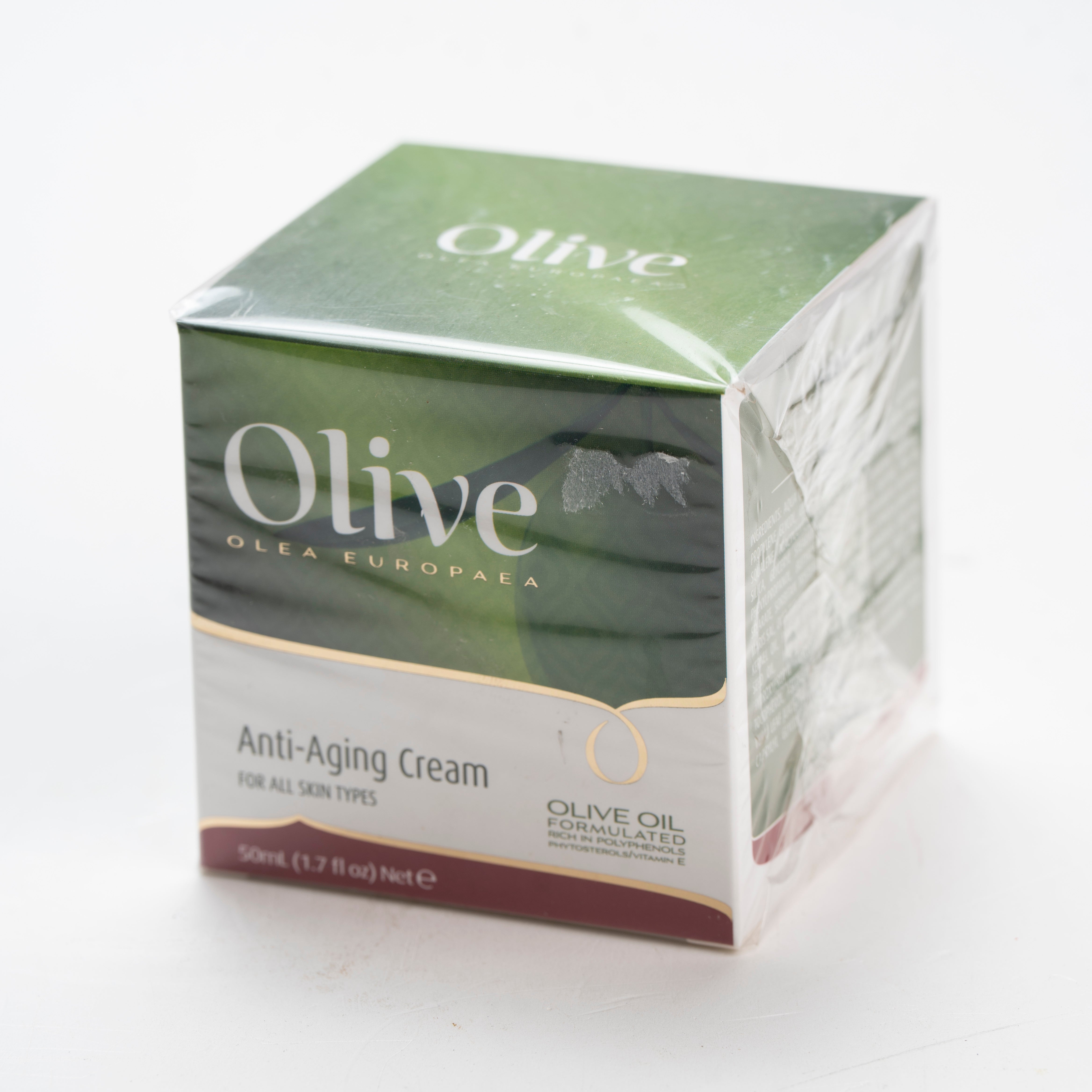 קרם אנטי אייג'ינג לכל סוגי העור 50 מ"ל - אוליב