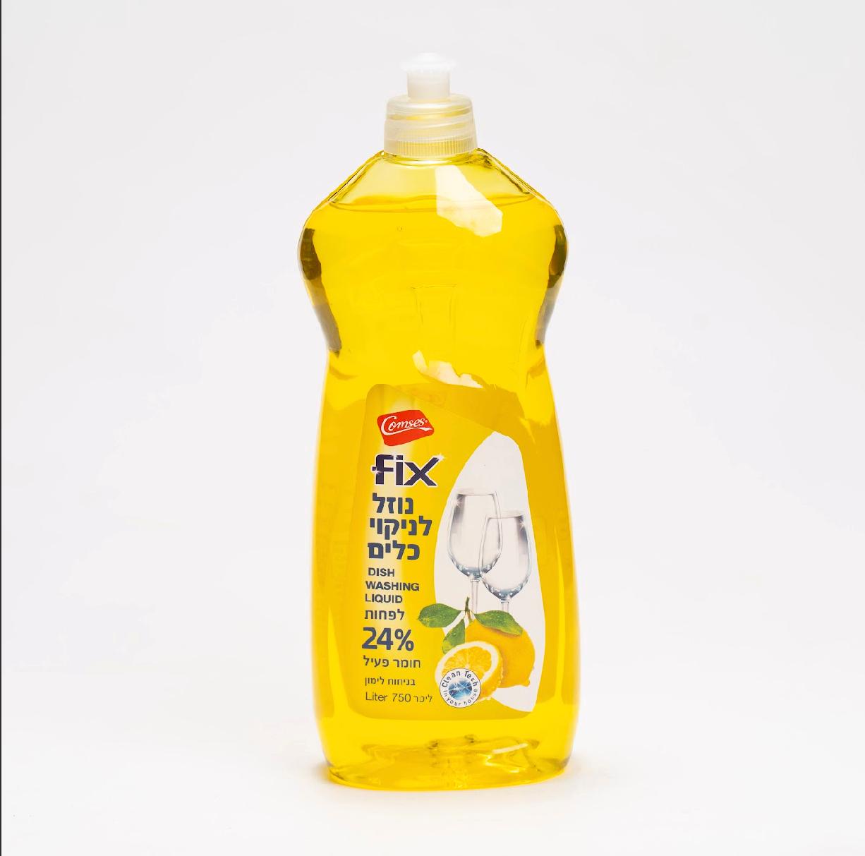 נוזל כלים לימון 750 FIX