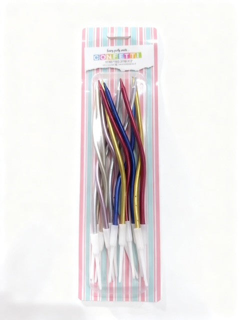 נרות מסולסלים 12 י"ח