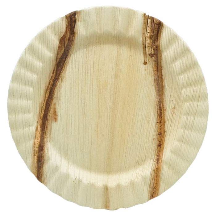 צלחות מקאו 28 ס"מ 10 יח'- מתכלה