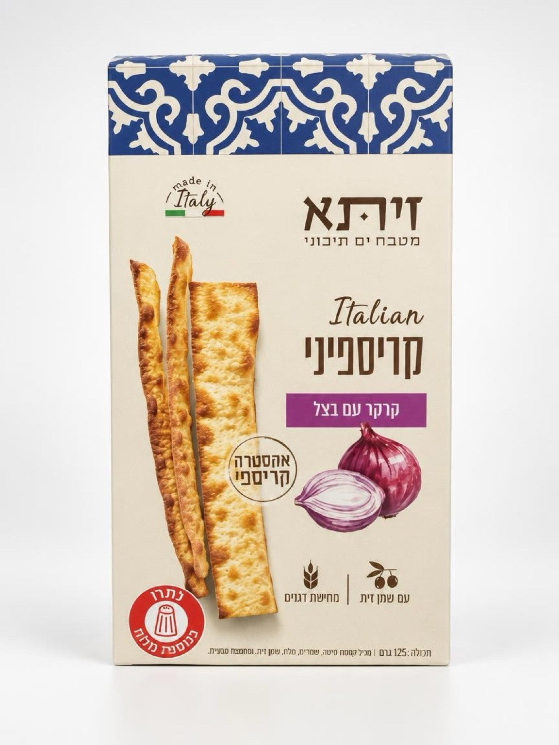 קרקר עם בצל