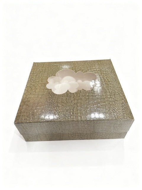 קופסאת קרטון + חלון חאקי