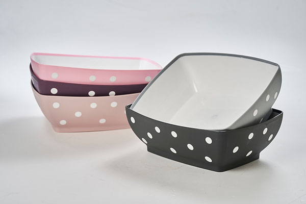 קערה מנוקדת מלבן