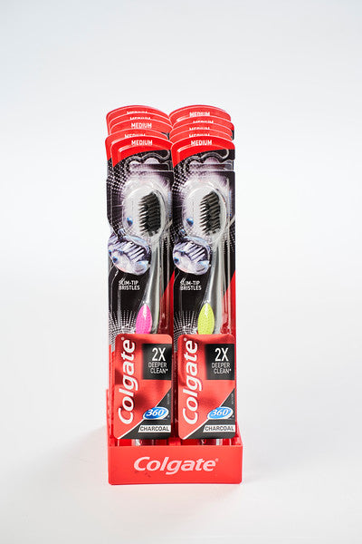 מברשת שיניים קולגייט 360 שחור