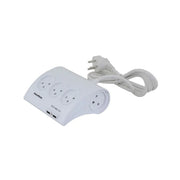 רב שקע 5 + מטען + USB