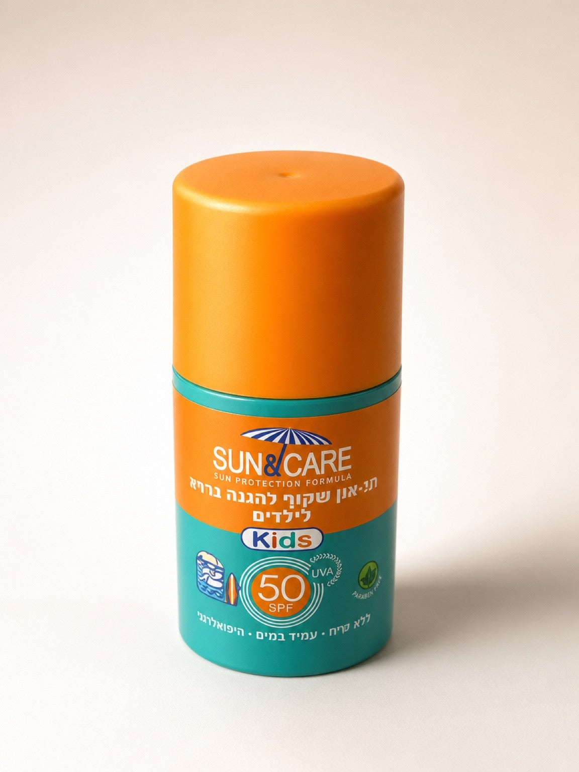 רול און שקוף להגנה ילדים 50 - 60 מ"ל SPF