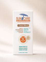 ג'ל פנים שקוף להגנה מבוגרים 30 - 60 מ"ל SPF