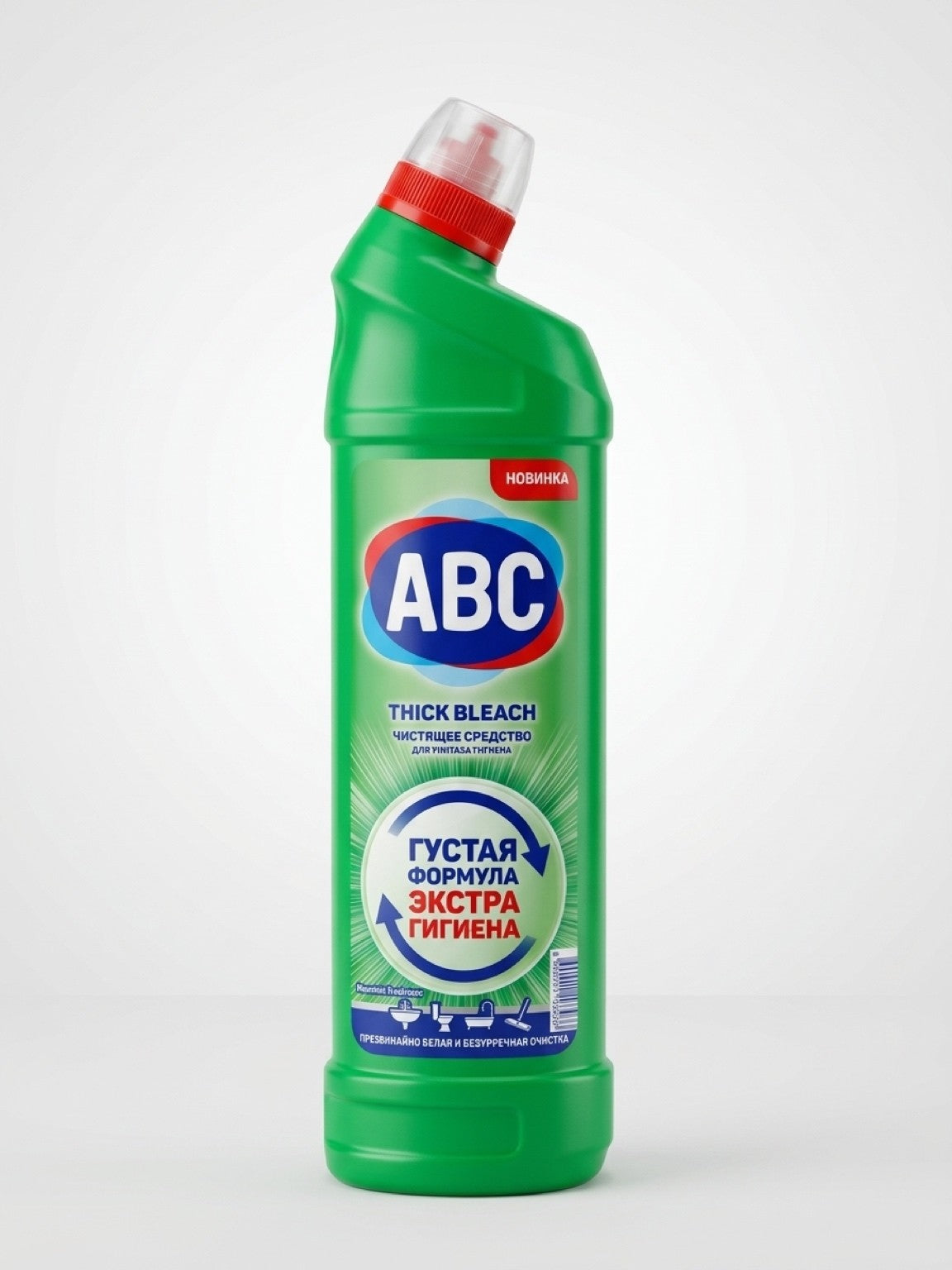 ג'ל מנקה ומחטא אסלות בליץ ירוק 750 מ"ל ABC